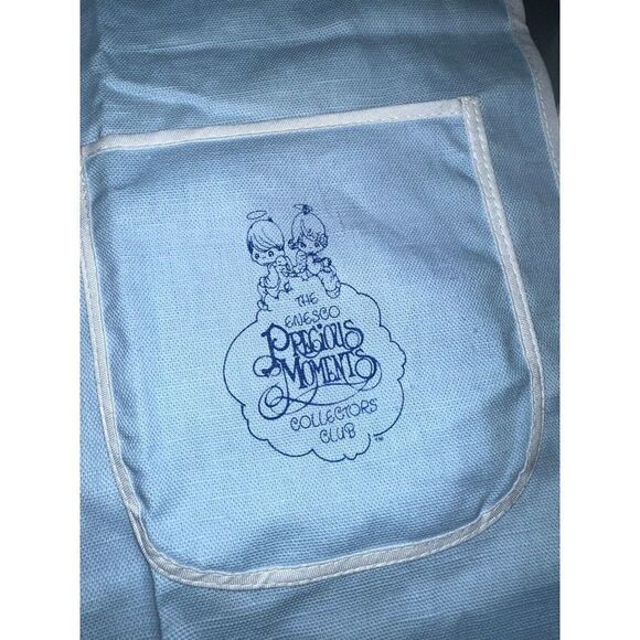 Vintage 80’s PRECIOUS MOMENTS Love Never Fails Collectors Club Apron 1984 - Picture 3 of 5
